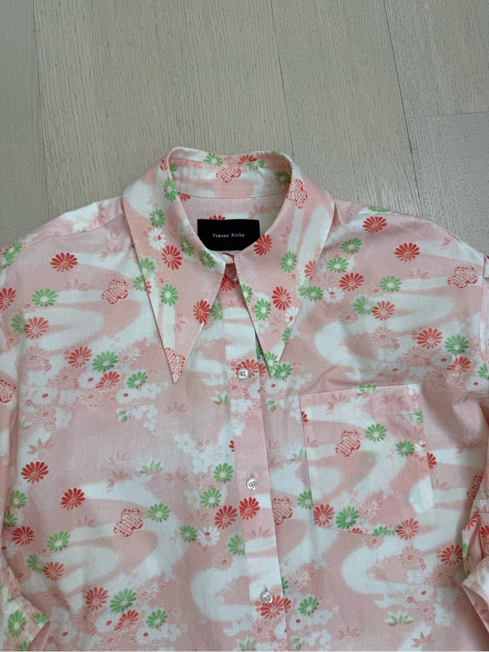 Simone Rocha Floral Tunic Top - Picture 4 of 5